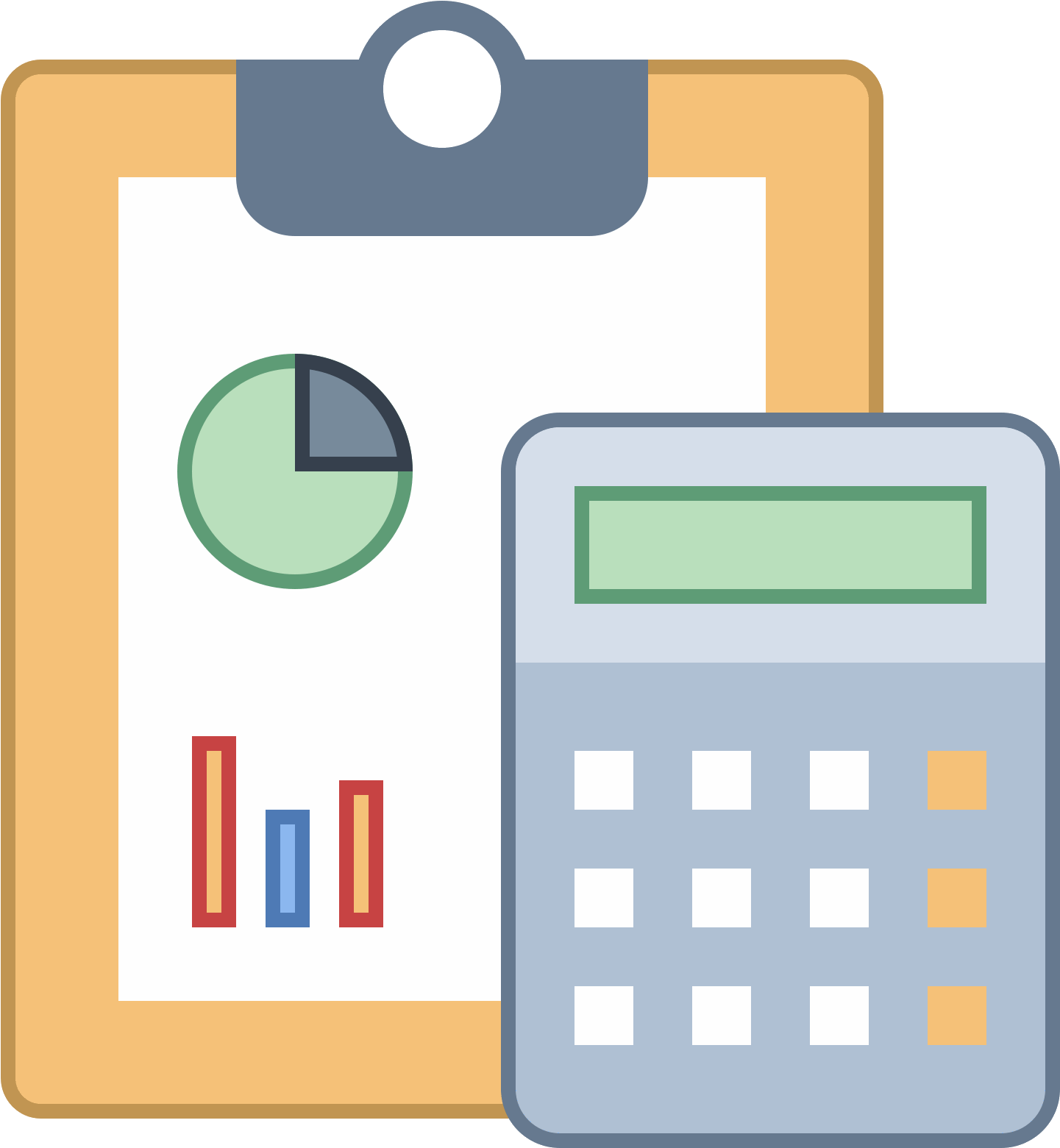 This Is A Picture Of A Clipboard With Graphs On It - Clipboard With Check Mark (1600x1600), Png Download