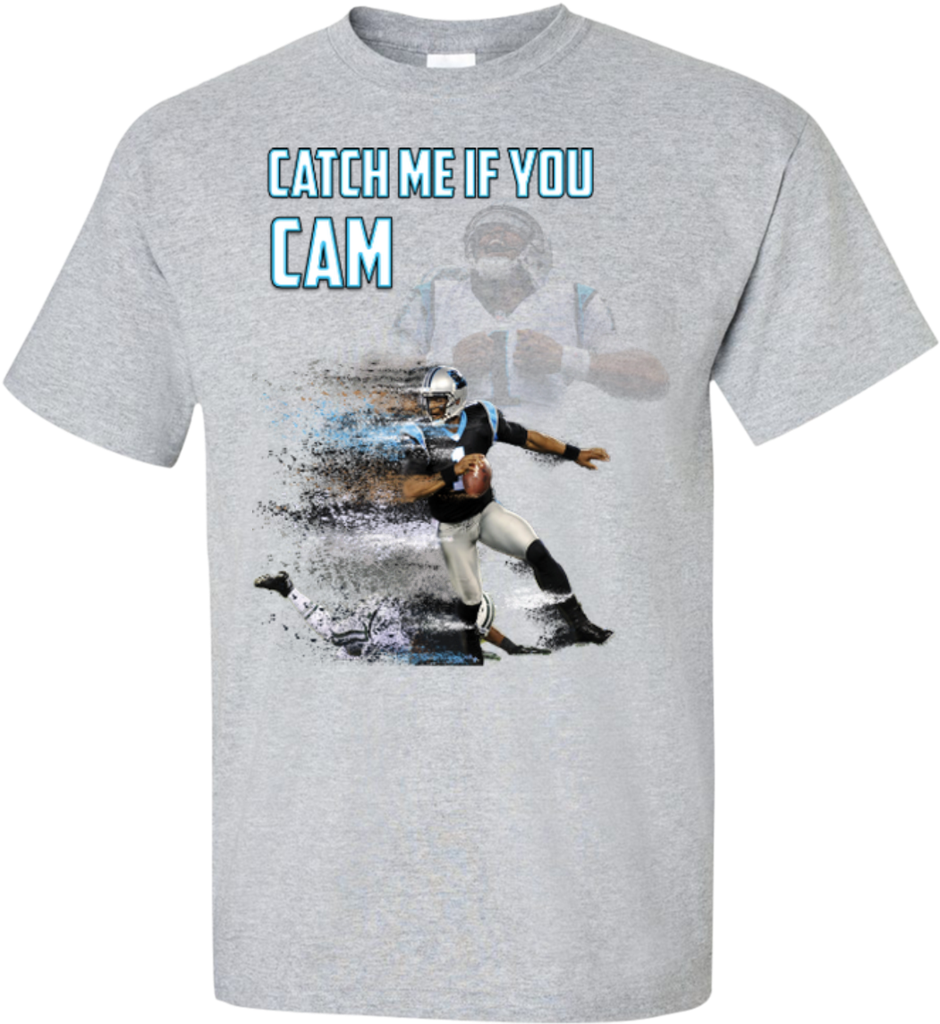 Cam Newton Panthers Custom Designed Fan Tall Ultra - Cool Detroit Lions Tshirts (1155x1155), Png Download