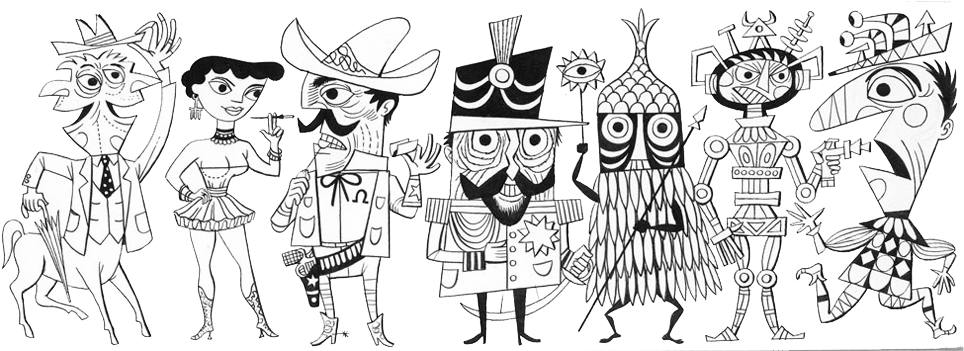 Jim Flora (1100x350), Png Download