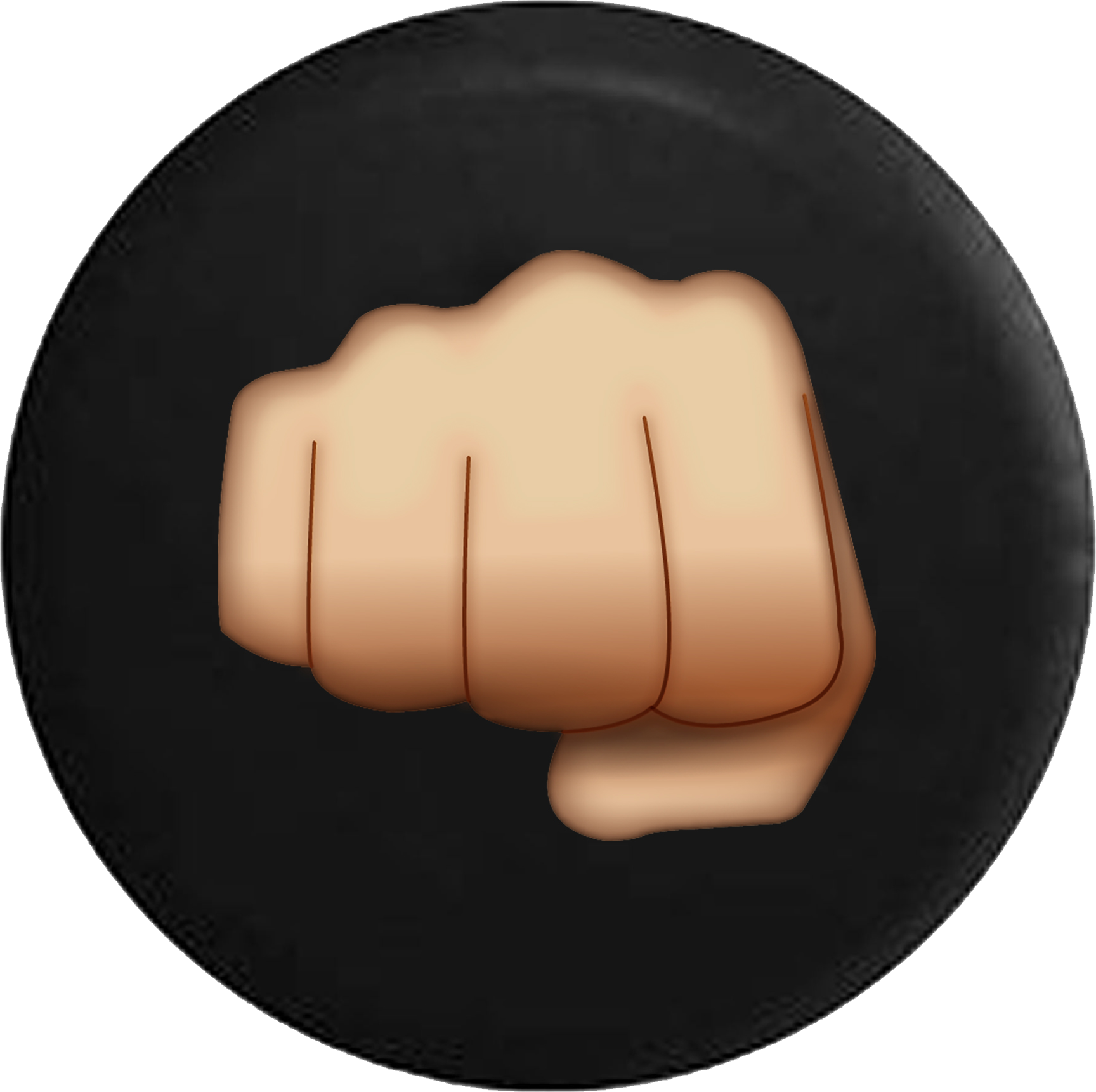 Punching Fist Bump Text Emoji - Comfort (1728x1721), Png Download