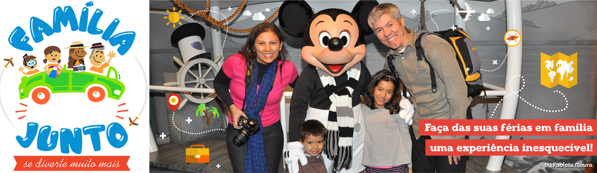 Oba, Vamos Para A Disney Na Califórnia, A Disneyland - Family (1920x558), Png Download