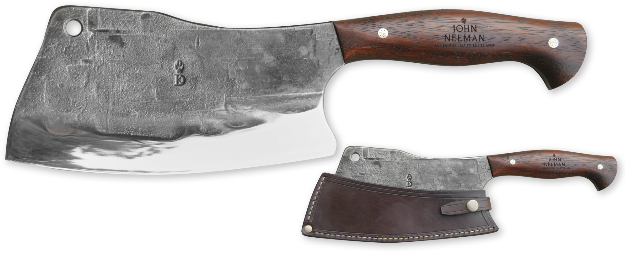 Hand Forged Cleaver By John Neeman Tools - Knife (2000x877), Png Download