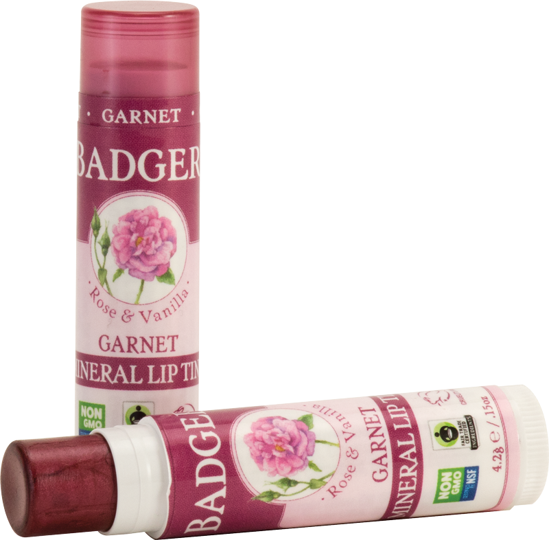 Badger Balm - Badger Garnet Lip Tint (800x786), Png Download