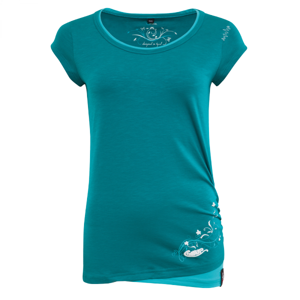 Chillaz Fancy Swirl Women - Odlo Women's Ceramiwool Light Crew Base Layer Top Blue (600x600), Png Download