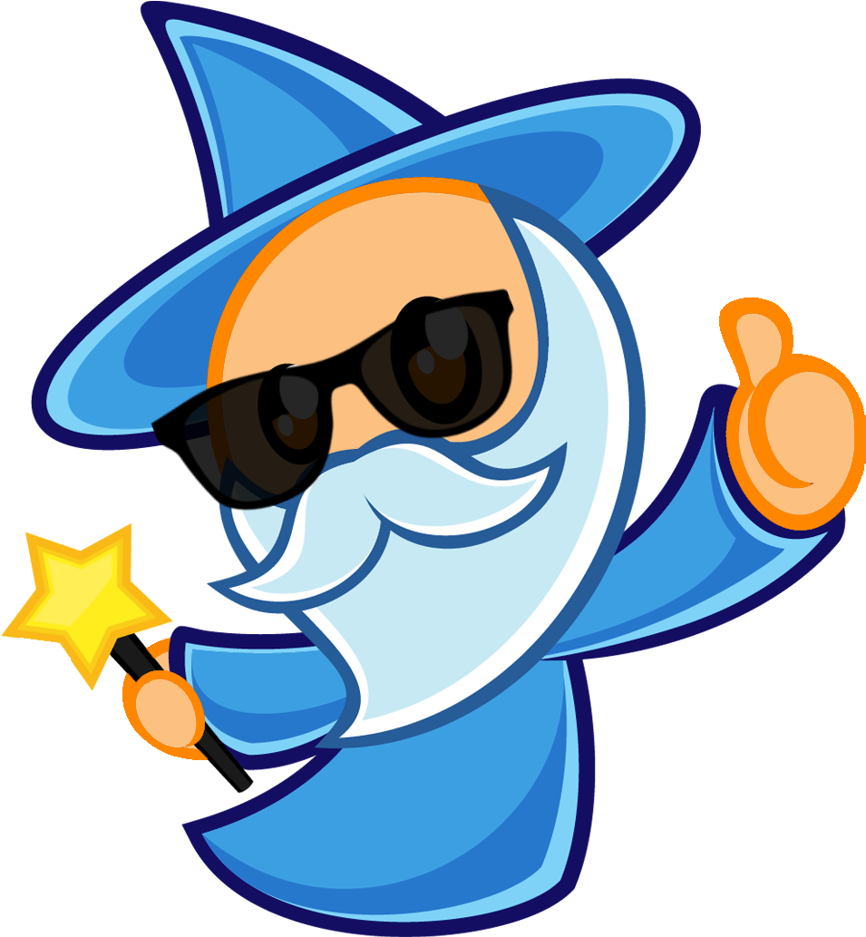 Animated Wizard (1320x1320), Png Download