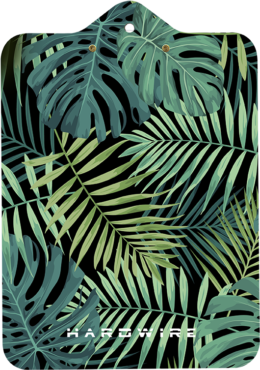 Tropical Leaves Design (1382x922), Png Download