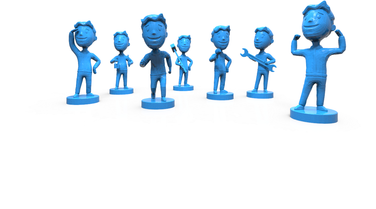 Vault Boy - 3d Printing (1300x1001), Png Download