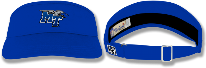 This Mt Golf Visor From The Game Has A Cushioned Sweatband - Middle Tennessee State University (700x700), Png Download