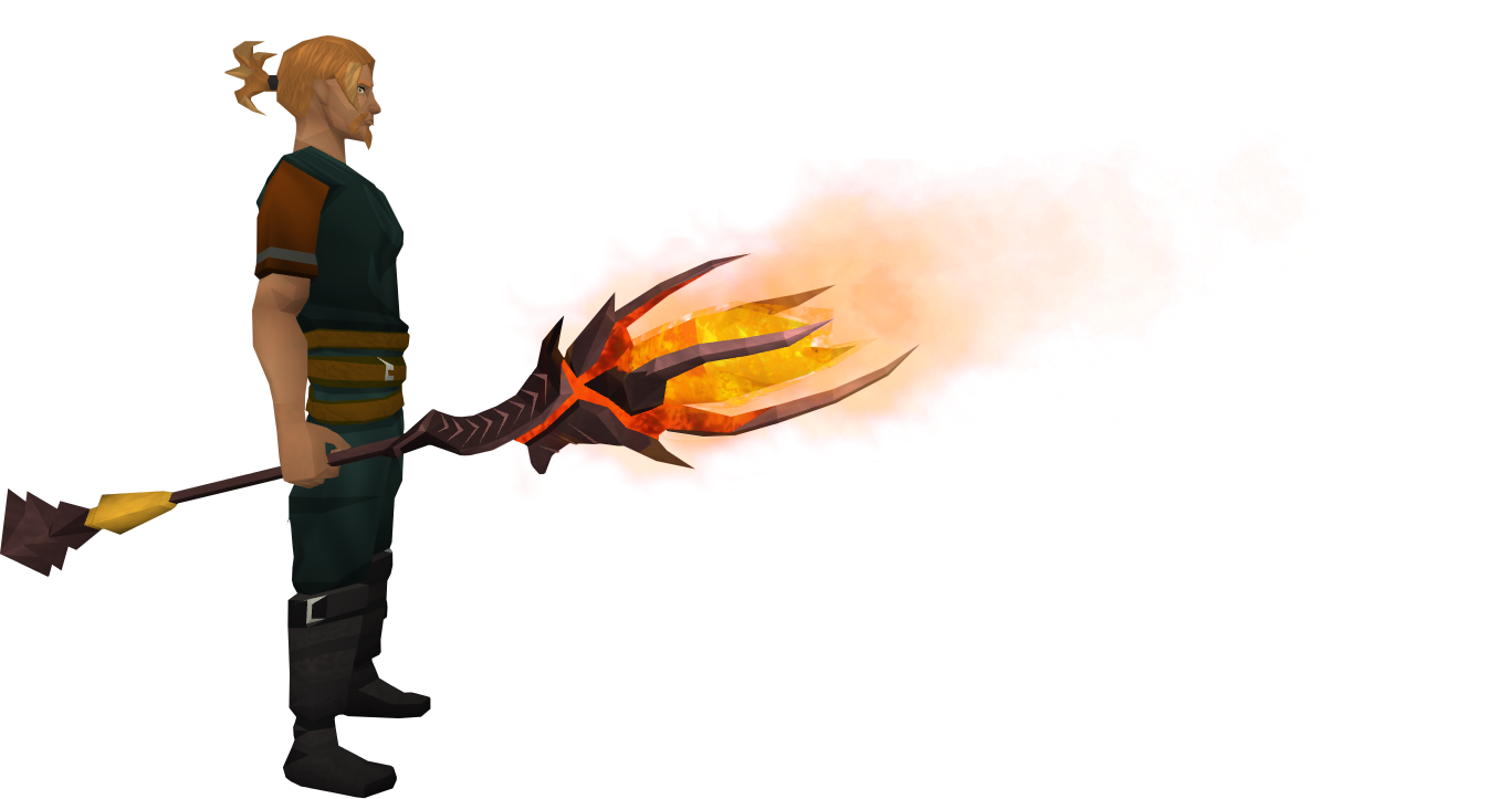 Runescape Staff Of Fire Png Picture Free - Cg Artwork (1365x723), Png Download