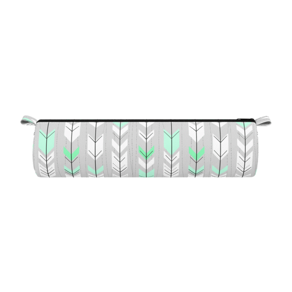 Mint Feathered Arrows Pencil Case - Fence (580x580), Png Download