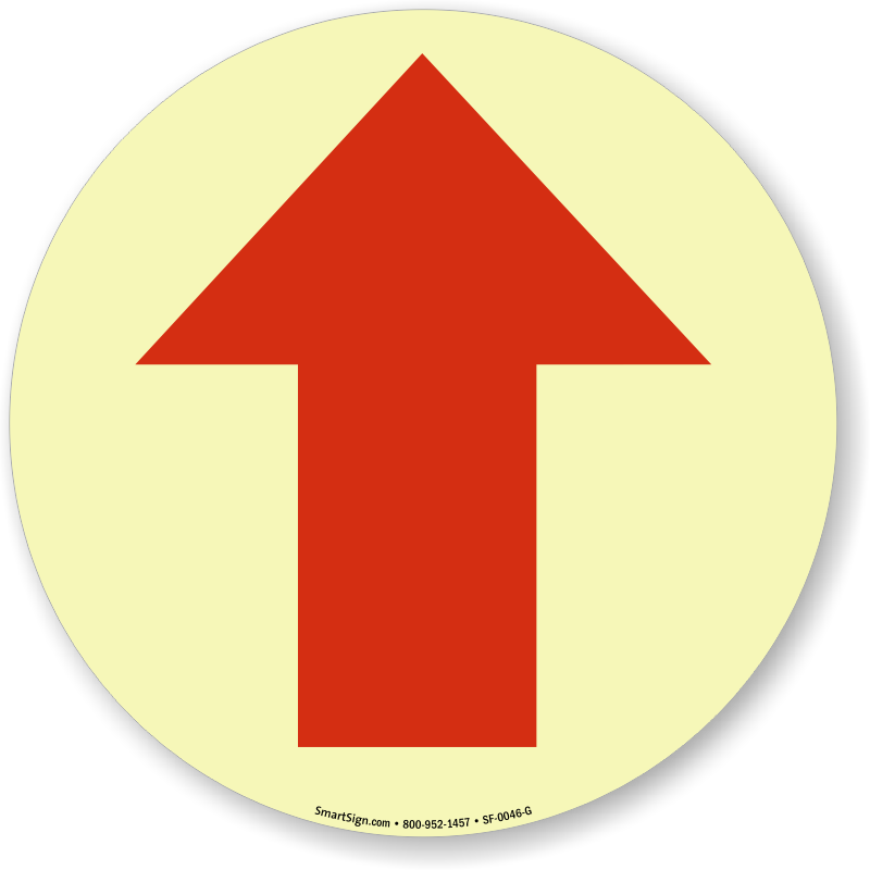 Directional Exit Signs With Arrows - Negotiation Genius (800x800), Png Download