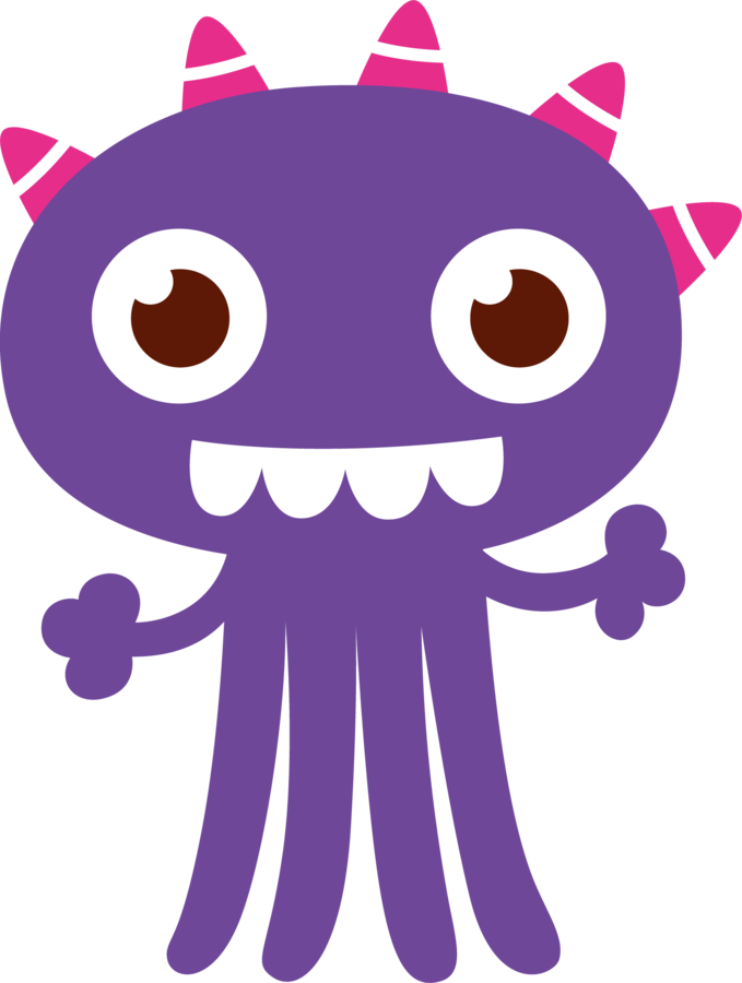 Embroidery Monsters - Moldes Monstruos Tiernas (679x900), Png Download