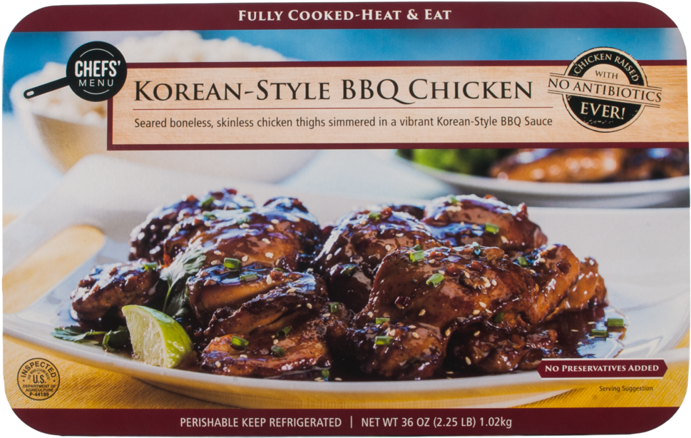 Korean Style Bbq Chicken Korean Style Bbq Chicken - Barbecue Chicken (1024x1024), Png Download