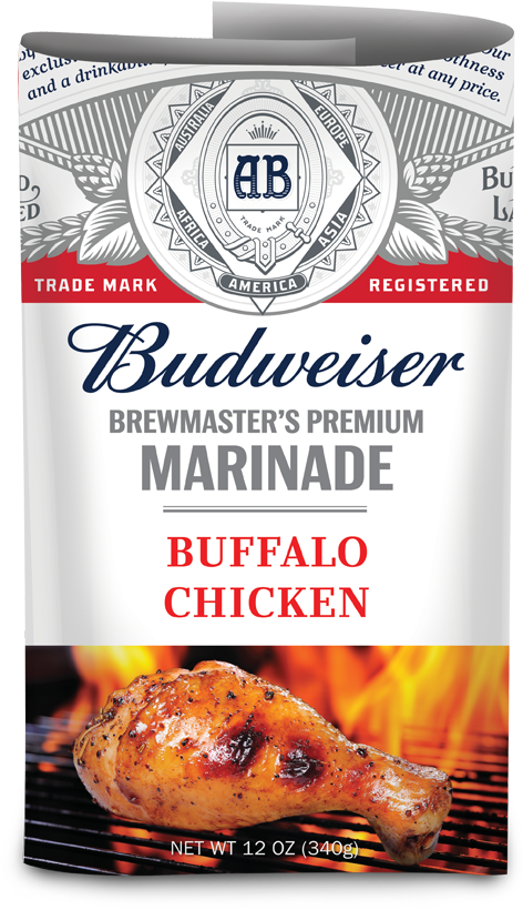 Brewmaster's Premium Marinade - Budweiser Buffalo Chicken Marinade (540x864), Png Download