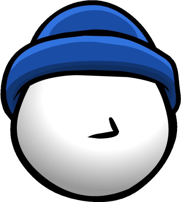 Blue Toque Old Icon 1211 (629x685), Png Download