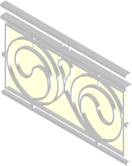 Balustrade 3ds Max Model - Autodesk 3ds Max (724x691), Png Download