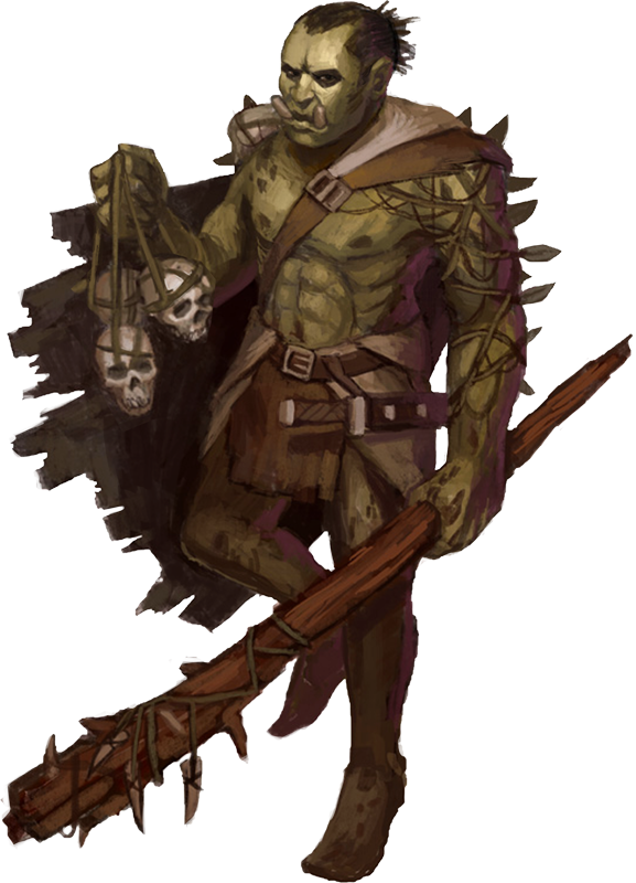 Summoner - Swamp Orc (577x800), Png Download