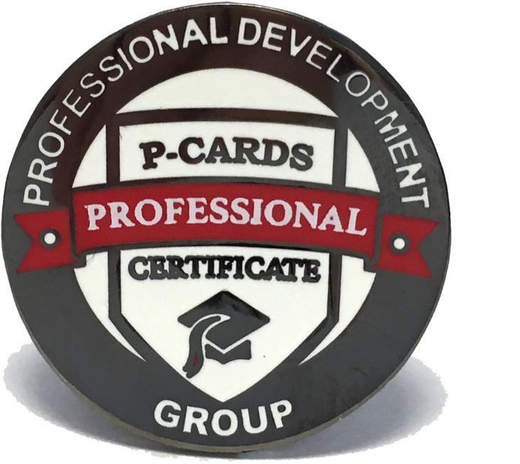 P-card Lapel Pin - Badge (1000x1001), Png Download
