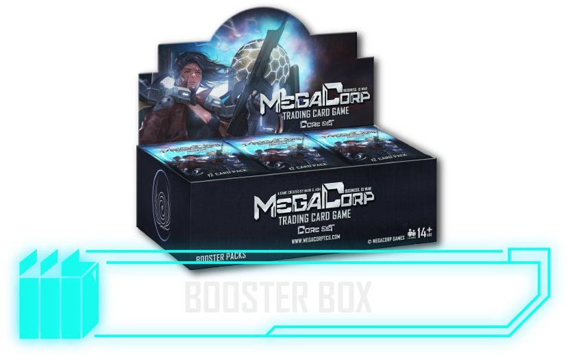 Booster-07 - Megacorp - Business Is War Booster Box (883x554), Png Download