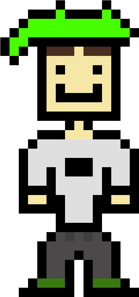 I Got Bored So I Quickly Made A Jack On Piskel It's - Cartoon (1024x1024), Png Download