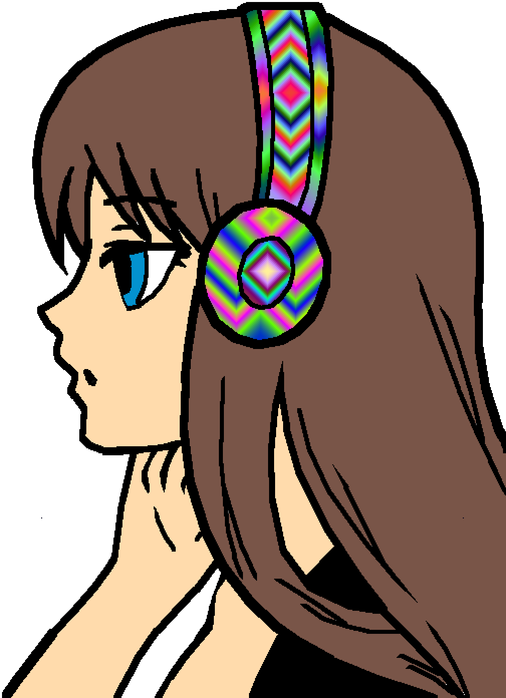 Bored - Easy Drawings For Girls (1008x1392), Png Download