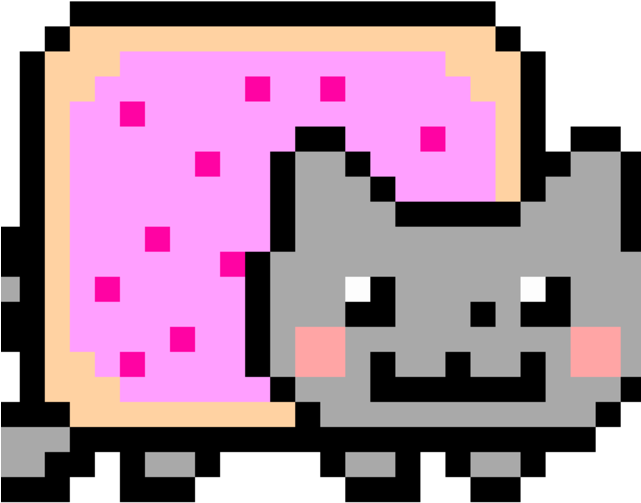 @hannahdawn14 - Nyan Cat Png (640x640), Png Download