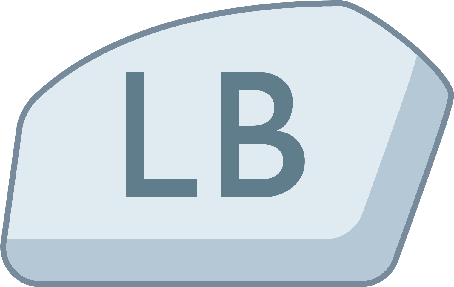 Xbox Lb Icon - Portable Network Graphics (1600x1600), Png Download