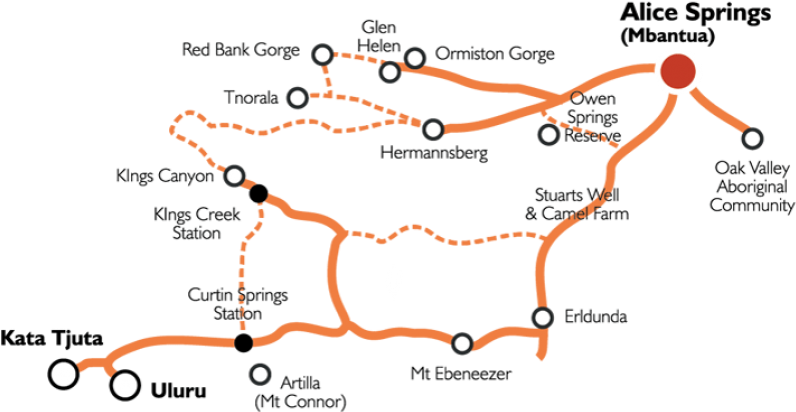 Uluru Ayers Rock Tour - West Macdonnell Ranges Tour (800x430), Png Download