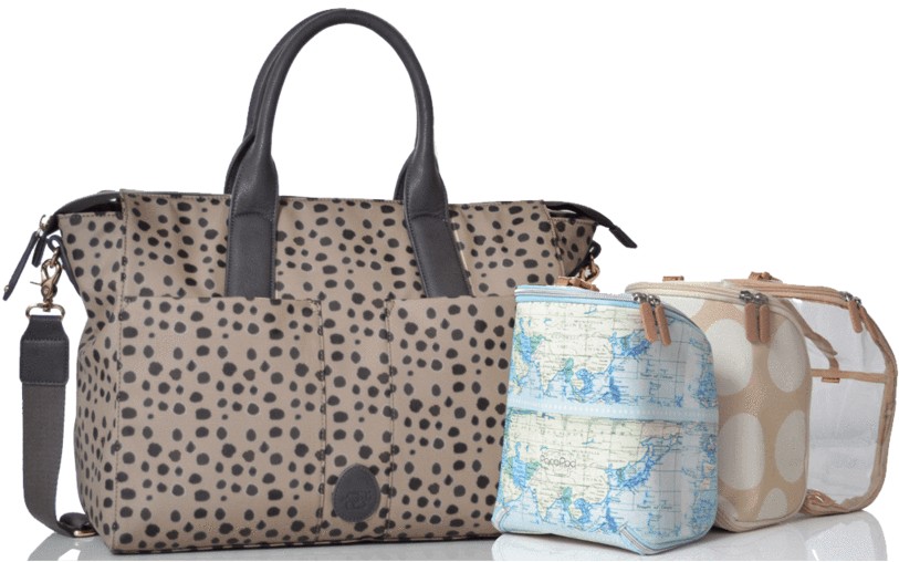 3 4 5 - Pacapod Changing Bag - Croyde - Black (820x1023), Png Download