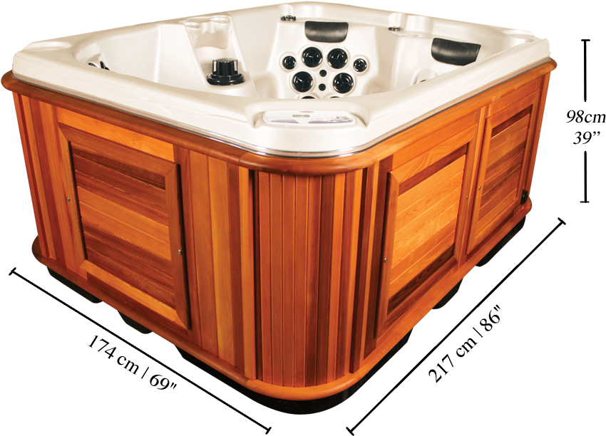 234 Us Gallons / 884 Litres - Arctic Spas Arctic Fox (880x624), Png Download
