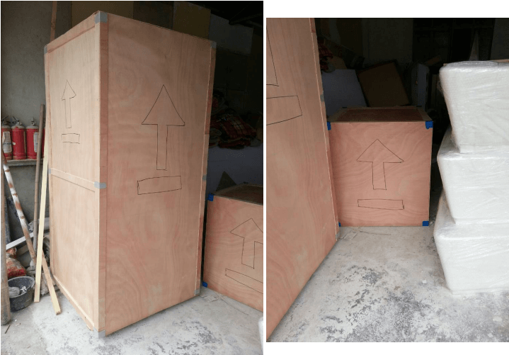 Life Sized Bobblehead Shipping Crates - Crate (725x600), Png Download