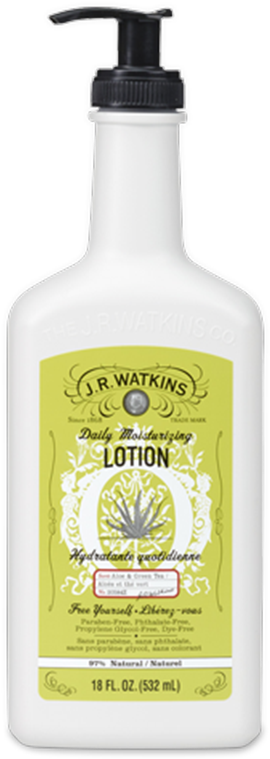 Lotion, Daily Moisturizing, 18 Fl Oz, Aloe & Green - Jr Watkins Daily Moisturizing Lotion - Aloe And Green (880x880), Png Download