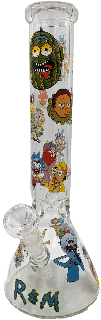 15" Beaker Style Cartoon Bong/water Pipe - Tower (960x1280), Png Download