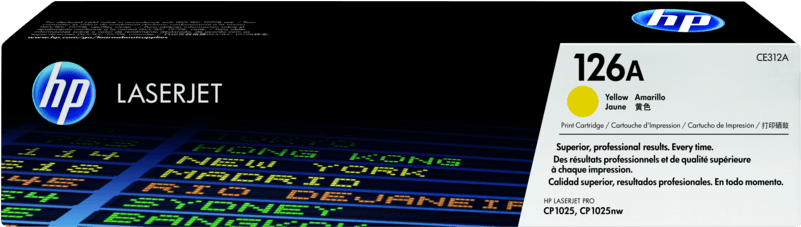 Center Facing - Toner Hp 126a Cyan (700x525), Png Download