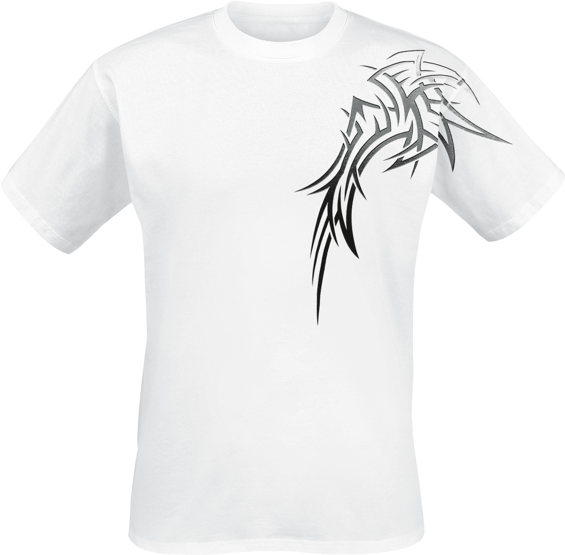 Null Demon Wings White T-shirt 201338 Ymesaiu - Shirt (1200x1189), Png Download
