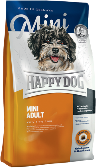 Προσφορα Happy Dog - Happy Dog Dry Dog Food Adult Mini 4 Kg (522x652), Png Download