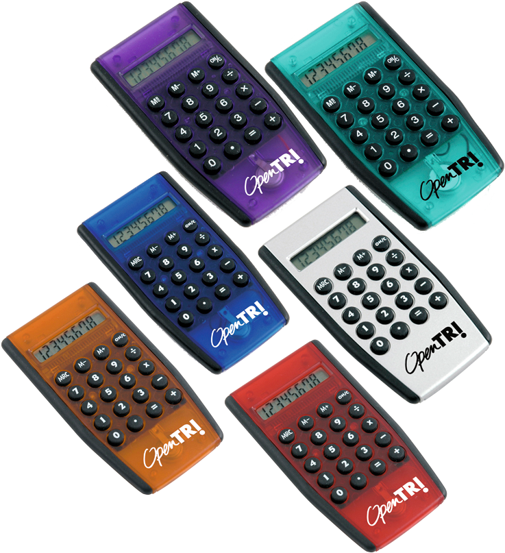 Promotional Abacus Calculator V=1527773647 - Green Promotional Pocket Calculator (841x841), Png Download