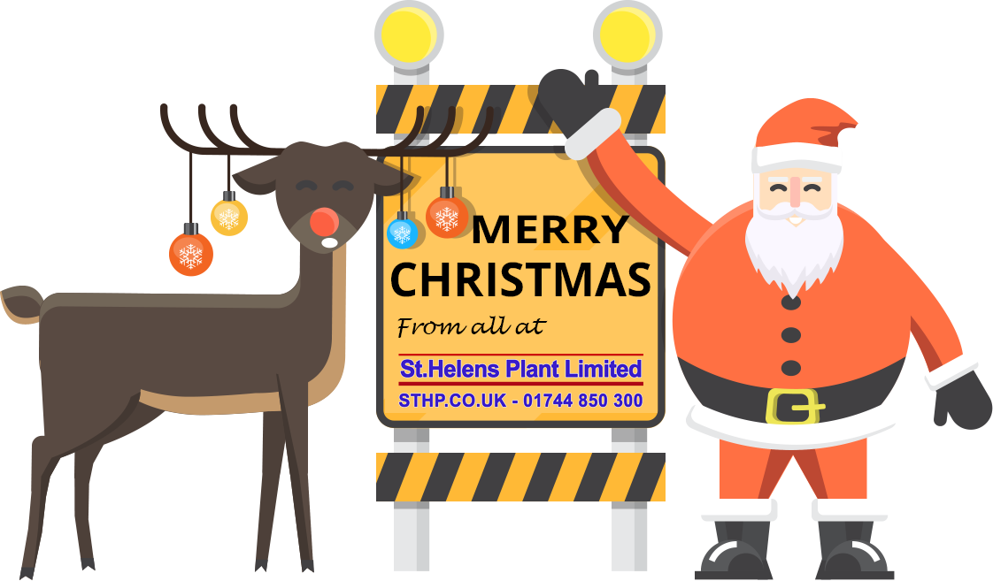Shp Merry Xmas - Under Construction Christmas Clipart (1122x657), Png Download