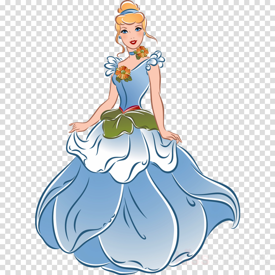 Disney Princesses Wallpaper Cinderella Clipart Cinderella - Princesas Disney Cinderela Clips (900x900), Png Download