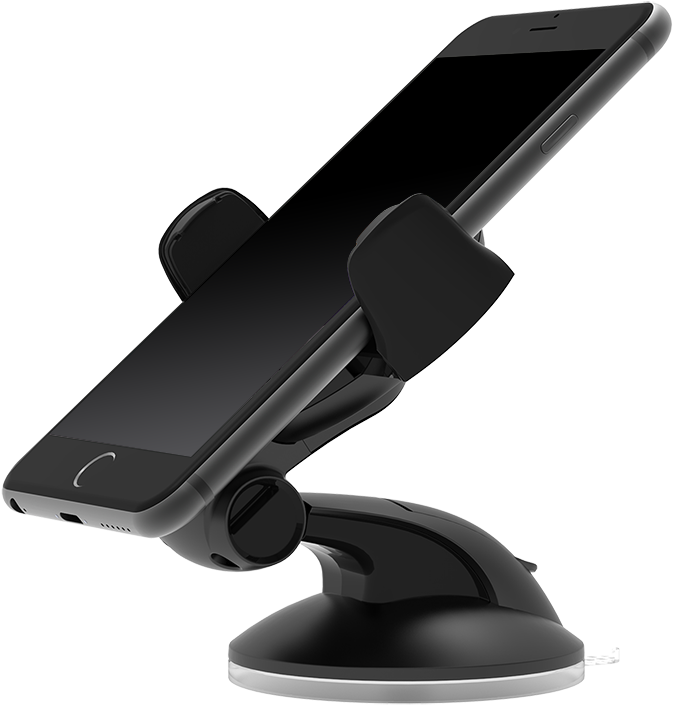 Telefono - Mobile Car Stand Holder Mount Easy Fix Car And Desk (760x760), Png Download