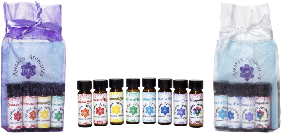 Chakra Balance 4ml Kits With Bag - Chakra (1024x768), Png Download