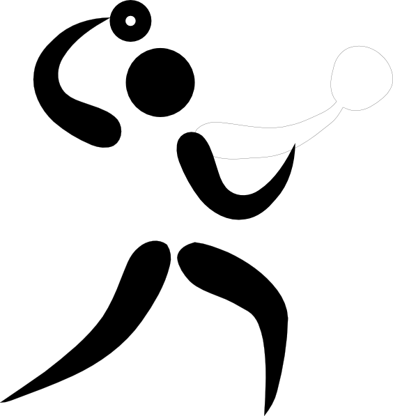 Small - Softball Throw Clip Art (564x597), Png Download