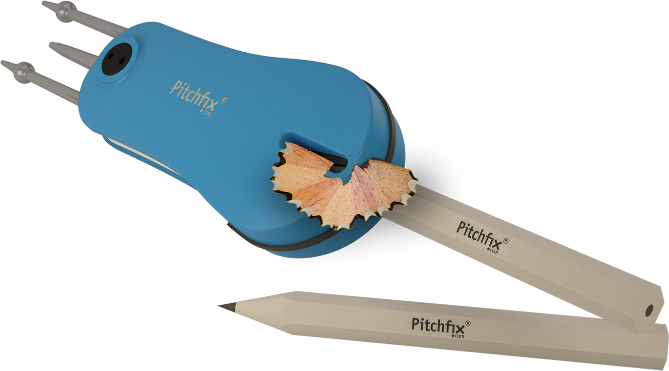 5 Pin Light Blue/white - Pitchfix Fusion 2.5 Pin (1336x741), Png Download