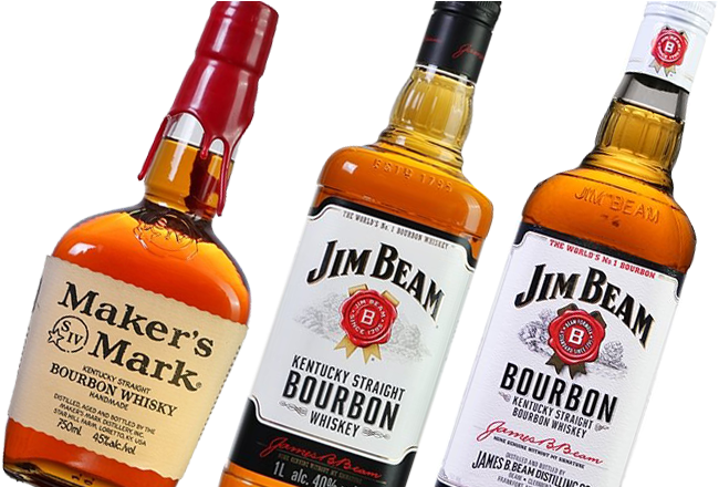 A Glass Of Golden-brown Bourbon Is The Ideal Way To - Jim Beam (1217x439), Png Download