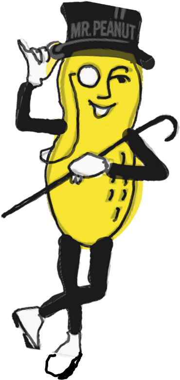Png Free Mr Idrewthis Sticker By Jodee Chappell - Mr Peanut Transparent Background Png (1280x1024), Png Download
