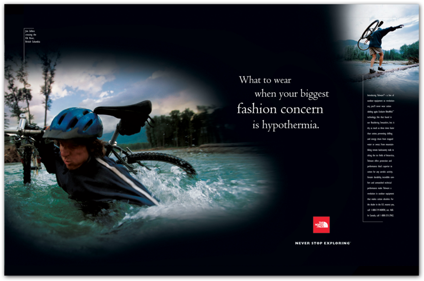 Tnf Black Ads Redo 2 - The North Face (1000x584), Png Download
