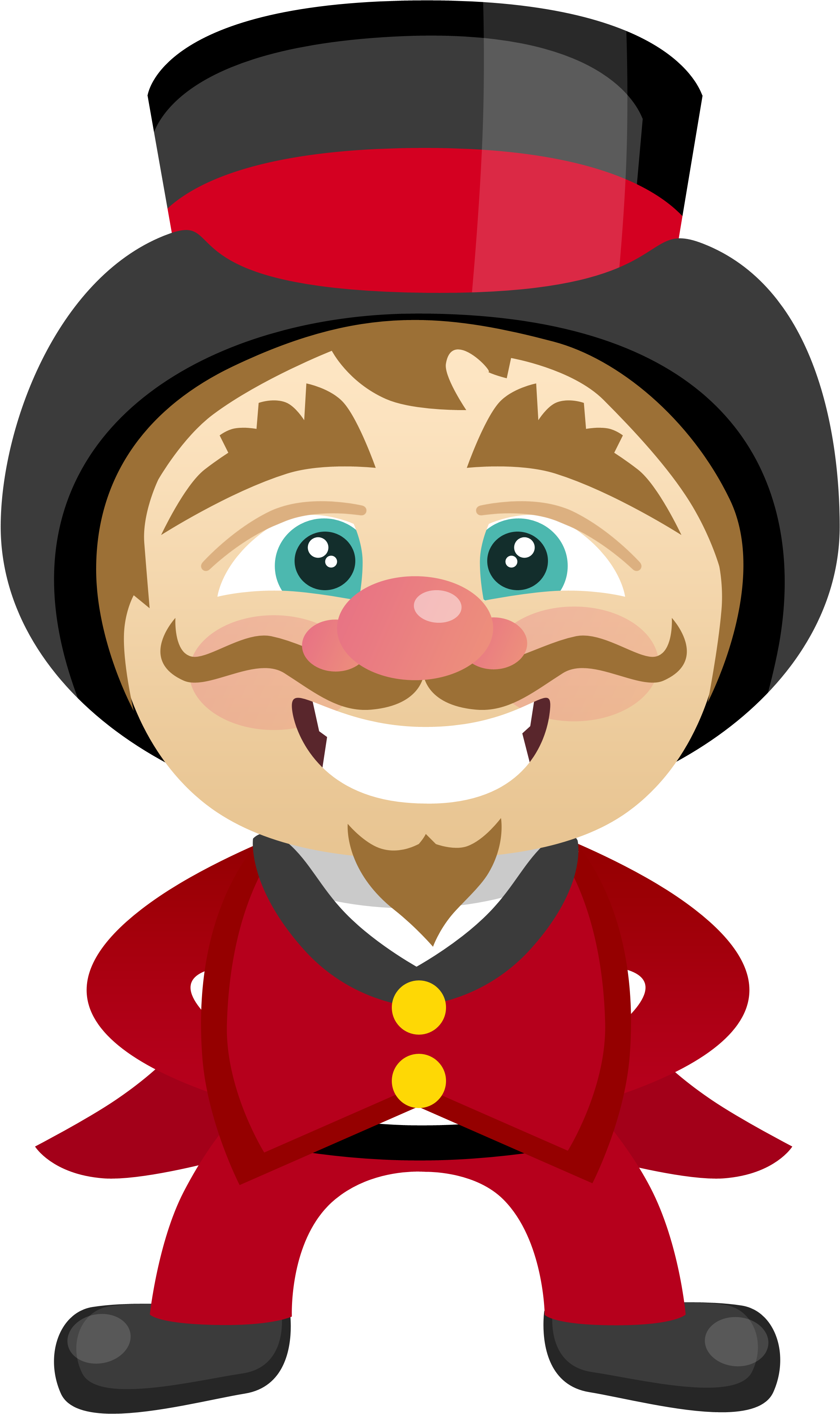 Circo Apresentador - Mágico Circo Png (705x1071), Png Download