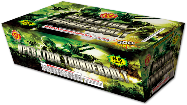 Operation Thunderbolt - Keystone Fireworks Of (800x800), Png Download