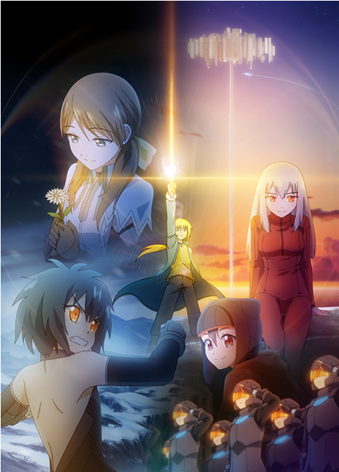 The Production Of The 2 Minutes Theme-song Anime Of - Blue Light Fairy Tale (640x668), Png Download