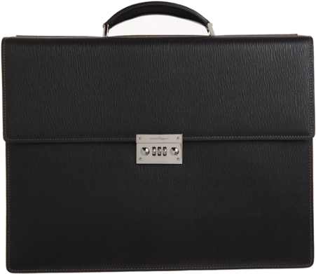Salvatore Ferragamo Revival Briefcase For Men - Briefcase (450x750), Png Download
